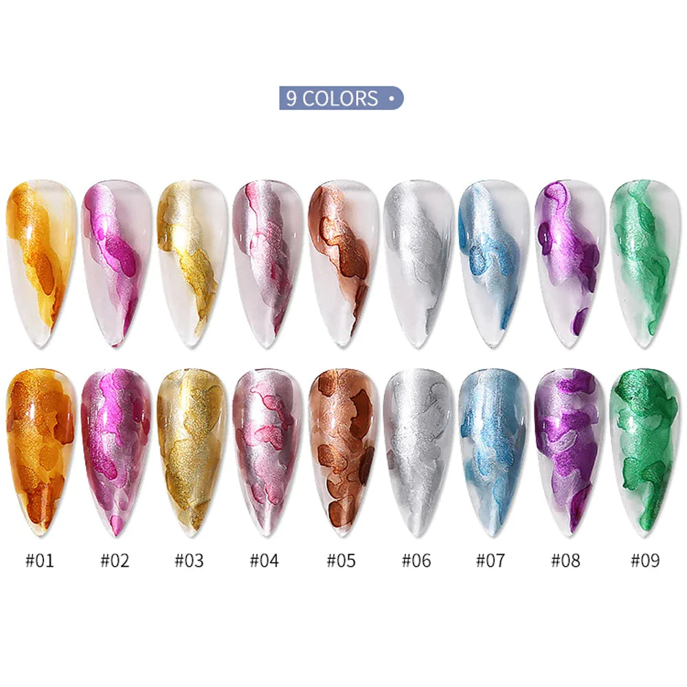 NIBIN METAL MARBLE INK WATERCOLOR #6