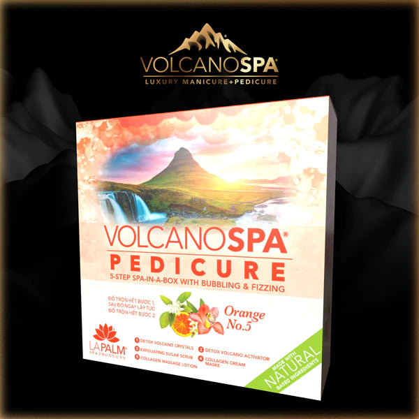 LAPALM VOLCANO SPA PEDICURE - ORANGE NO.5