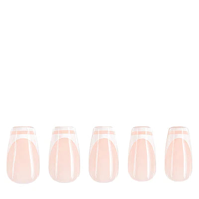 KIARA SKY XPRESS PRO ACRYLIC PRESS ON NAILS - MODERN FRENCH - XPCS06