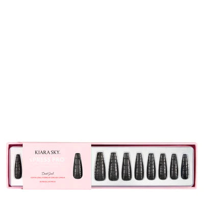 KIARA SKY XPRESS PRO ACRYLIC PRESS ON NAILS - DARK SOUL - XPCL02