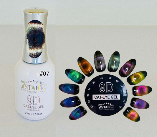 7 Star Soak Off Gel Cat Eye #07