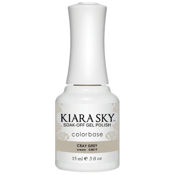Kiara Sky Gel Polish - Cray Grey - KSG5019
