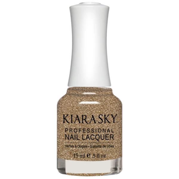 Kiara Sky Nail Lacquer - Dripping In Gold - KSN5017