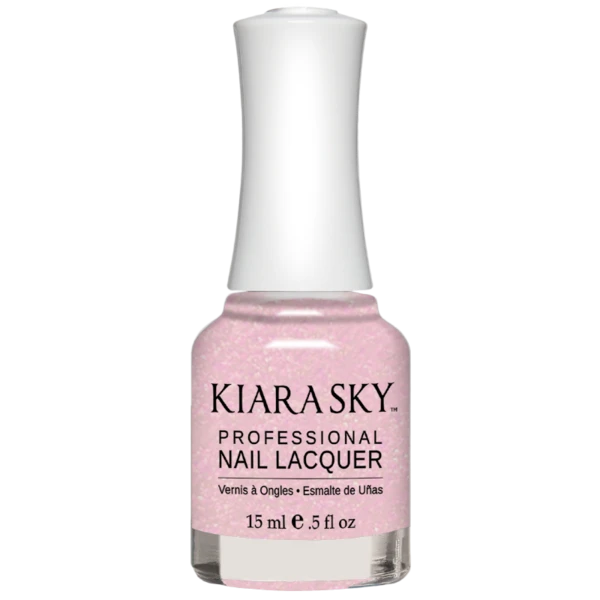 Kiara Sky Nail Lacquer - Pink Stardust - KSN5041
