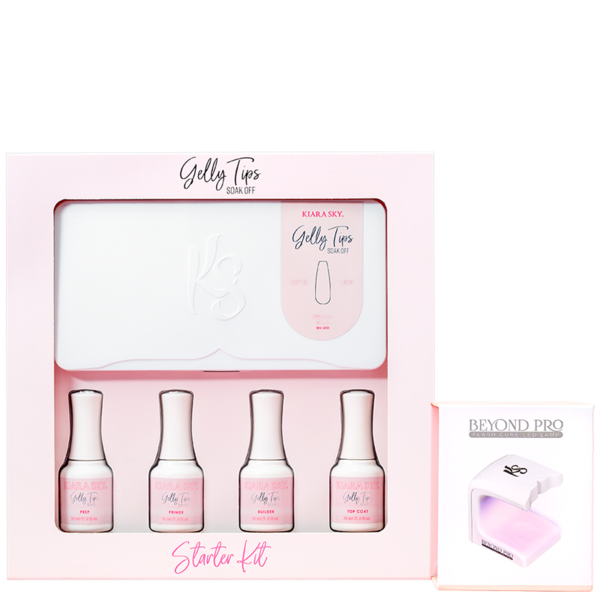 Kiara Sky Gelly Tips Starter Kit - Square Medium