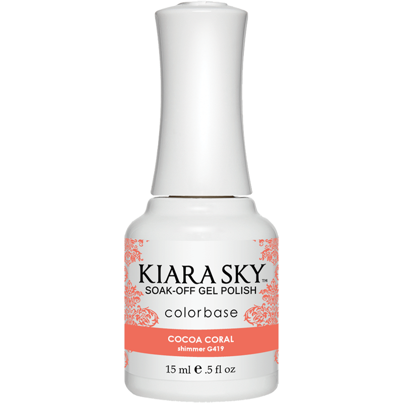 Kiara Sky Gel Polish - Cocoa Coral - KSG419