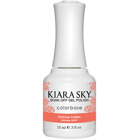 Kiara Sky Gel Polish - Cocoa Coral - KSG419