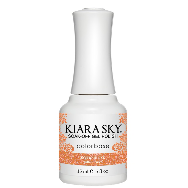 Kiara Sky Gel Polish - Koral Kicks - KSG499
