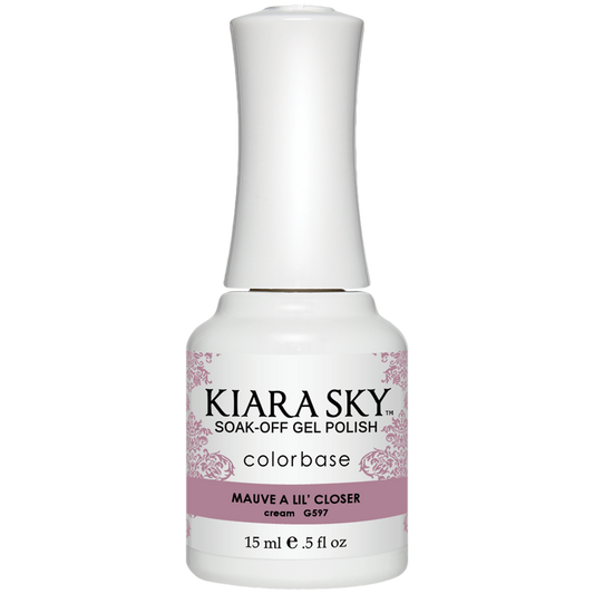 Kiara Sky Gel Polish - Mauve A Lil' Closer - KSG597