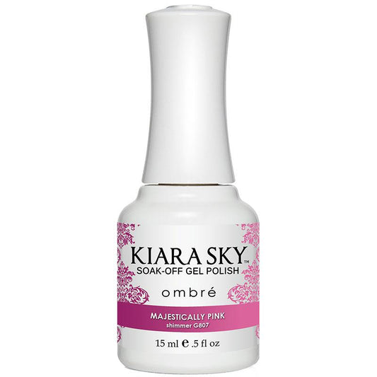 Kiara Sky Ombre Gel Polish - Majestically Pink - KSG807