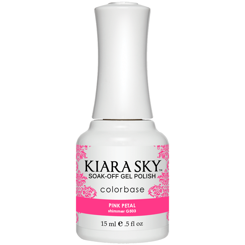 Kiara Sky Gel Polish - Pink Petal - KSG503