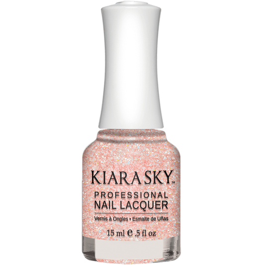 Kiara Sky Nail Lacquer - Pinking Of Sparkle - KSN496