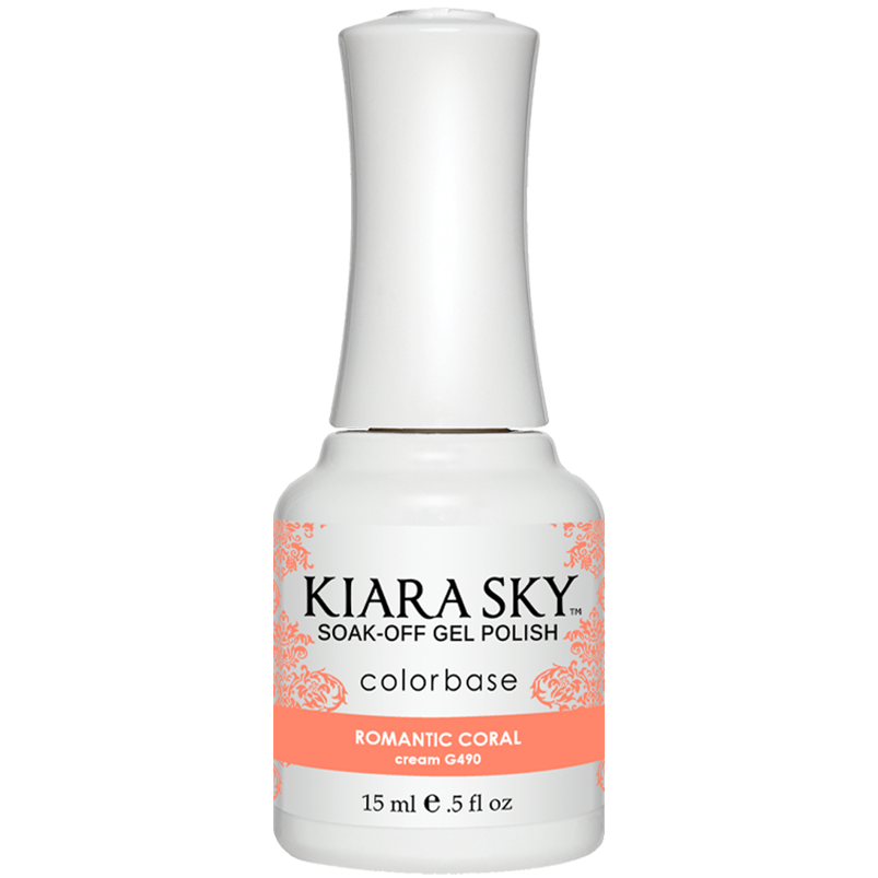 Kiara Sky Gel Polish - Romantic Coral - KSG490