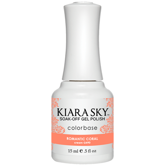 Kiara Sky Gel Polish - Romantic Coral - KSG490