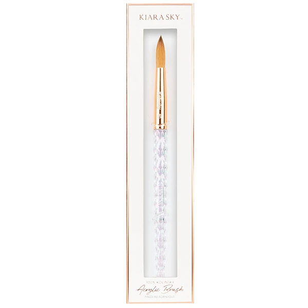 Kiara Sky 100% Kolinsky Acrylic Brush (Classic Color)- Size 10