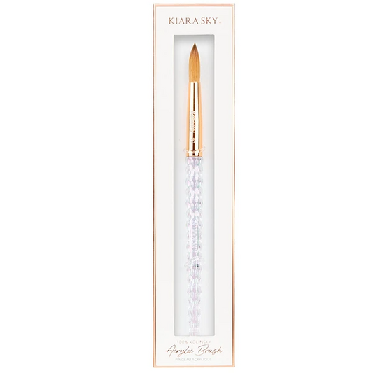 Kiara Sky 100% Kolinsky Acrylic Brush (Classic Color)- Size 10