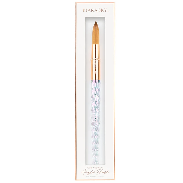 Kiara Sky 100% Kolinsky Acrylic Brush (Classic Color) - Size 18
