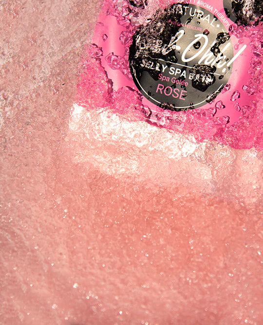 GEL-OHH! JELLY SPA BATH - ROSE WATER
