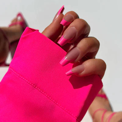 KIARA SKY XPRESS PRO ACRYLIC PRESS ON NAILS - OVER PINKER - XPCM01