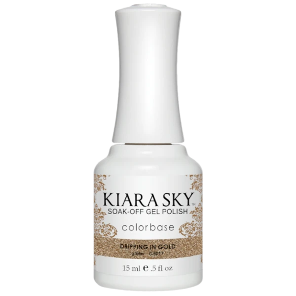 Kiara Sky Gel Polish - Dripping In Gold - KSG5017