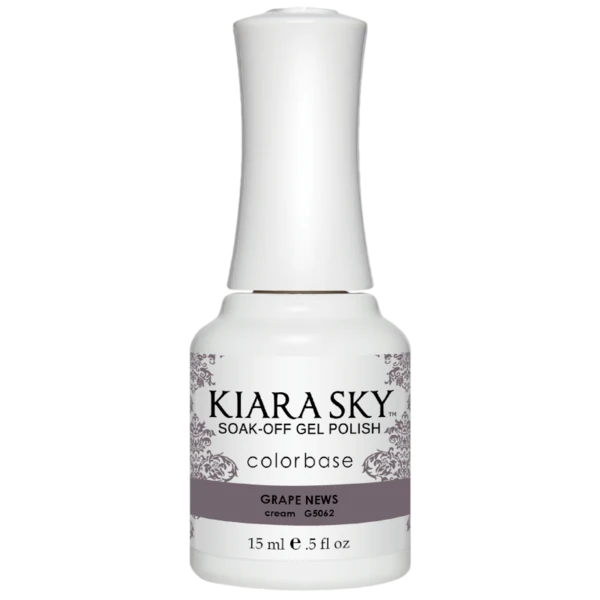 Kiara Sky Gel Polish - Grape News - KSG5062