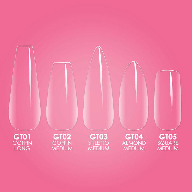 Kiara Sky Gelly Tips Starter Kit - Square Medium