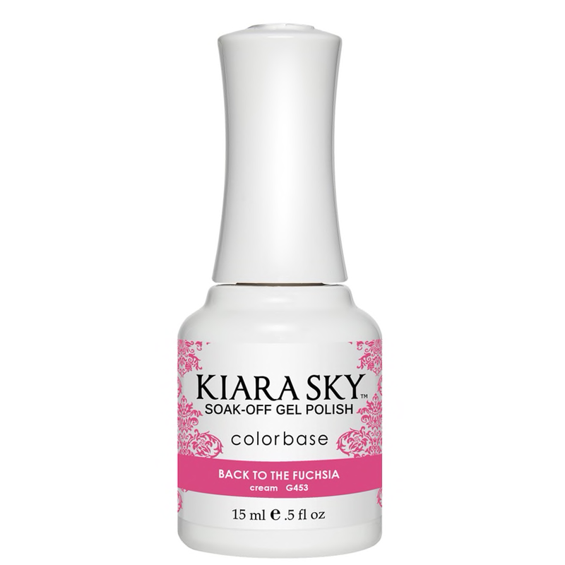 Kiara Sky Gel Polish - Back To The Fuchsia - KSG453