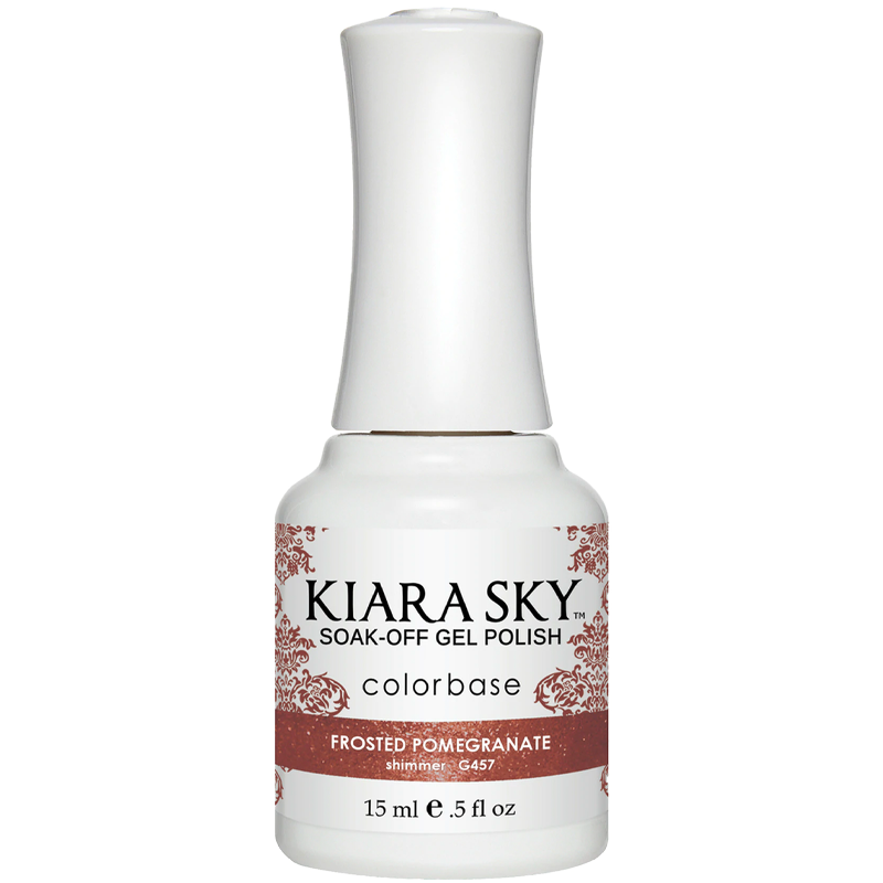 Kiara Sky Gel Polish - Frosted Pomegranate - KSG457