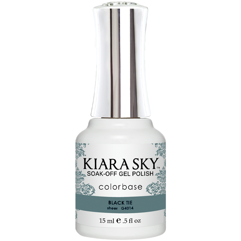 Kiara Sky Jelly Gel Polish - Black Tie - KSG4014