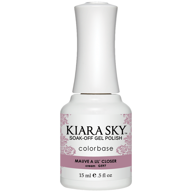 Kiara Sky Gel Polish - Mauve A Lil' Closer - KSG597