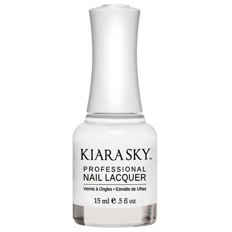 Kiara Sky Nail Lacquer - Pure White - KSN401
