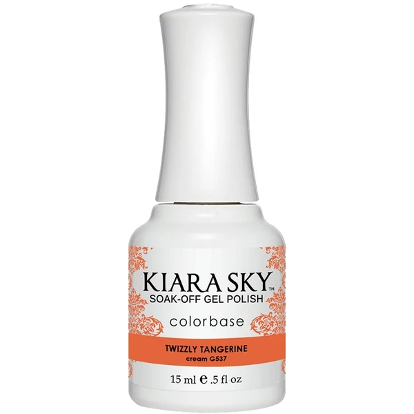 Kiara Sky Gel Polish - Twizzly Tangerine - KSG542