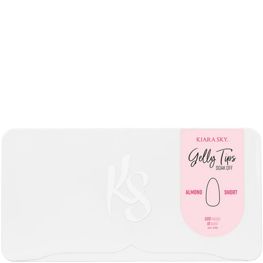 Kiara Sky Gelly Tip Box - Short Almond